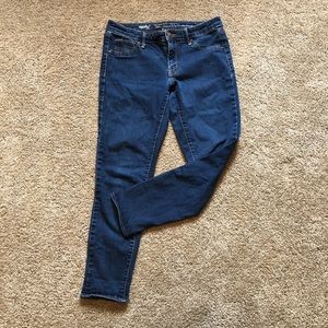 MOSSIMO Mid Rise Denim Legging Crop